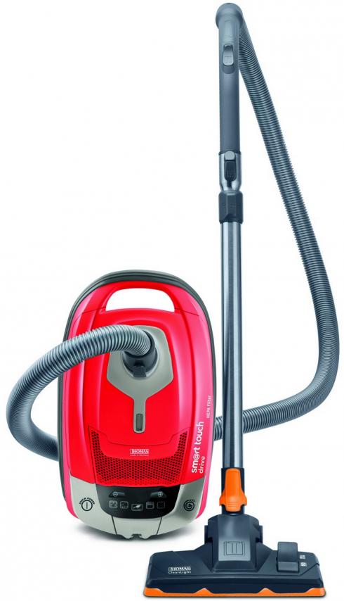 Пылесос Thomas SMART TOUCH DRIVE сухая уборка красный 784010 пылесос thomas smart touch drive с мешком сухая уборка 2000вт красный